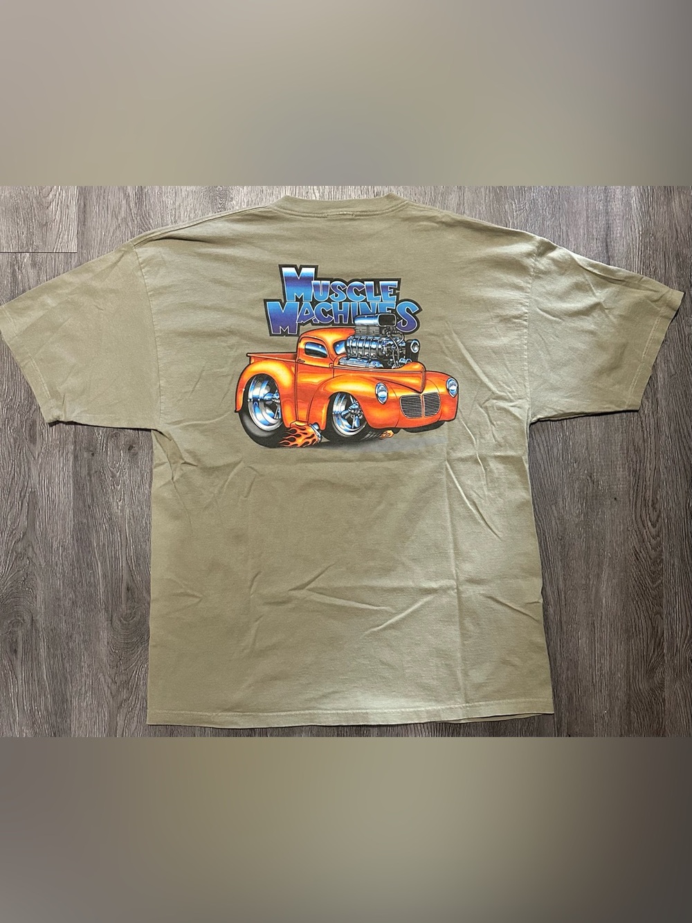 Vintage - Y2K Muscle Machines Hot Rod T-Shirt